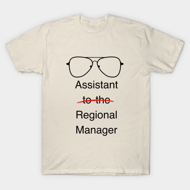 The office assistant to the regional manager T-Shirt by eternalshadeart